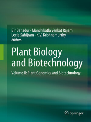 cover image of Plant Biology and Biotechnology